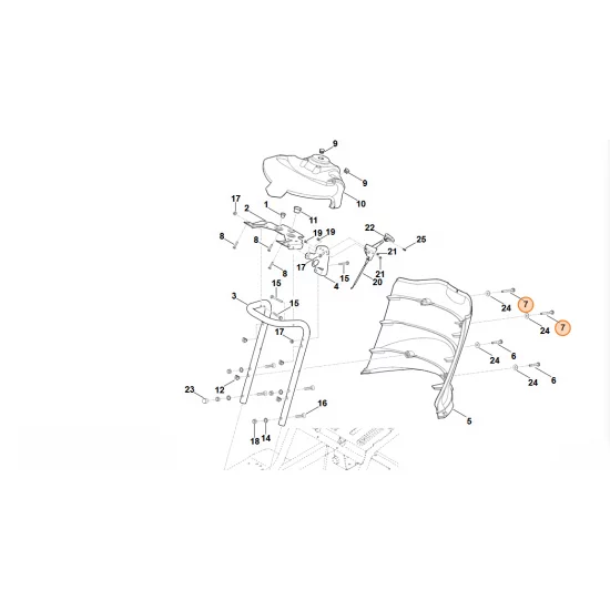 STIHL  Śruba IS-M6x55 9022 341 1451